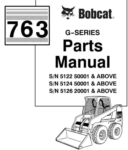 catálogo de peças bobcat 763 parts ingles