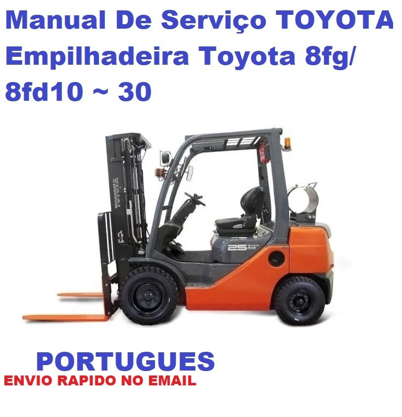 Manual De Serviços Empilhadeira Toyota 8fg