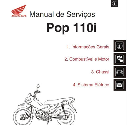 Manual de Serviço Pop 110i 2015-2017 injetada