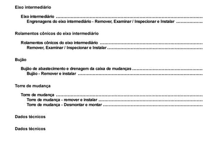 Manual De Serviço Cx De Mudanças 16s-1685-td 16S