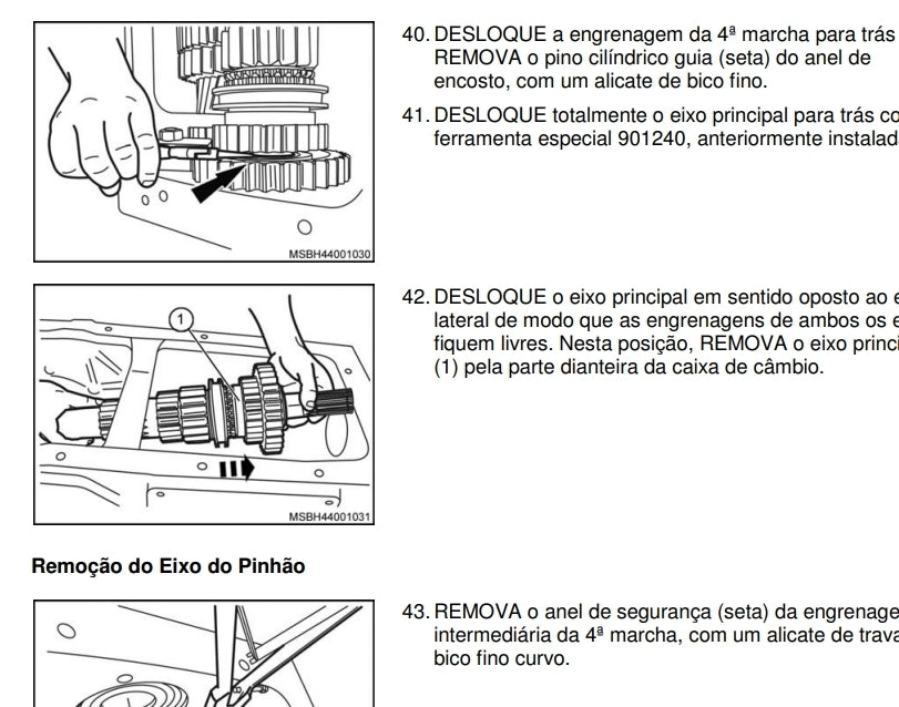 Manual de Serviço BH145 BH165 BH180 BH185i BH205i