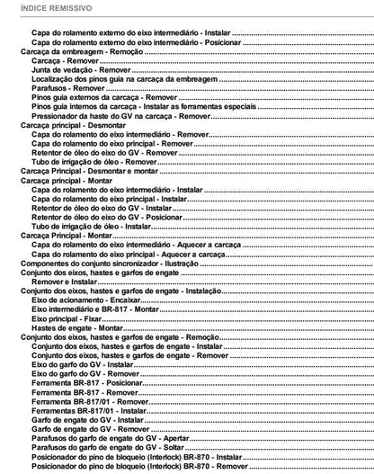 Manual De Serviço Cx De Mudanças 16s-1685-td 16S