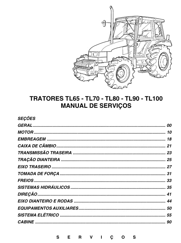 Manual De Serviços Trator new holland Tl 97