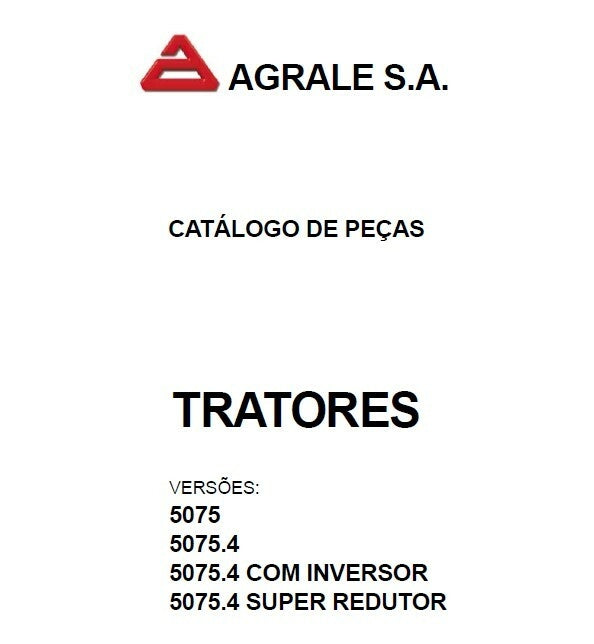 Catálogo de peças trator agrale 5075 5075.4