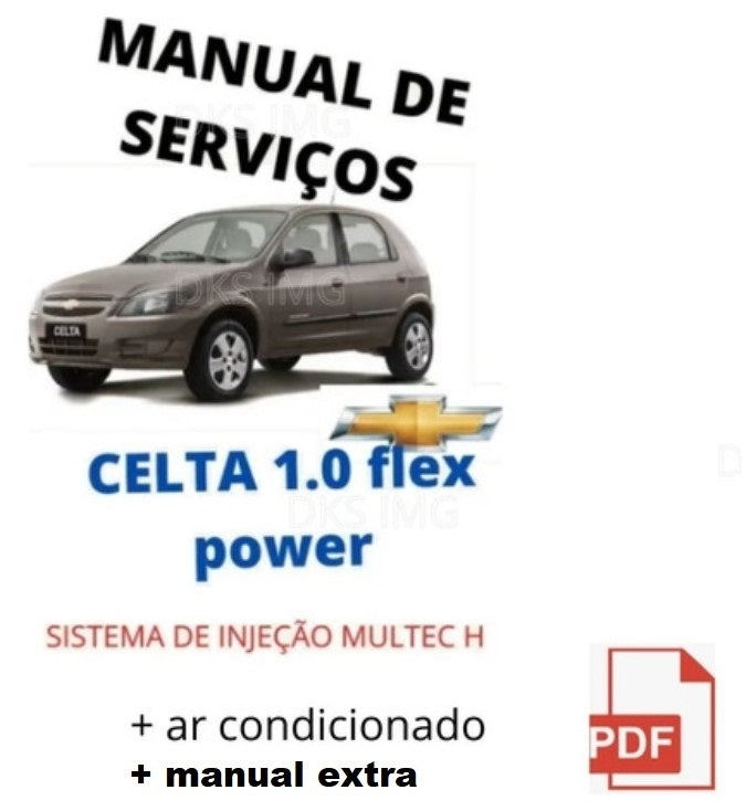 Manual De Serviços Reparos + Diagramas eletricos Celta 1.0 flex power