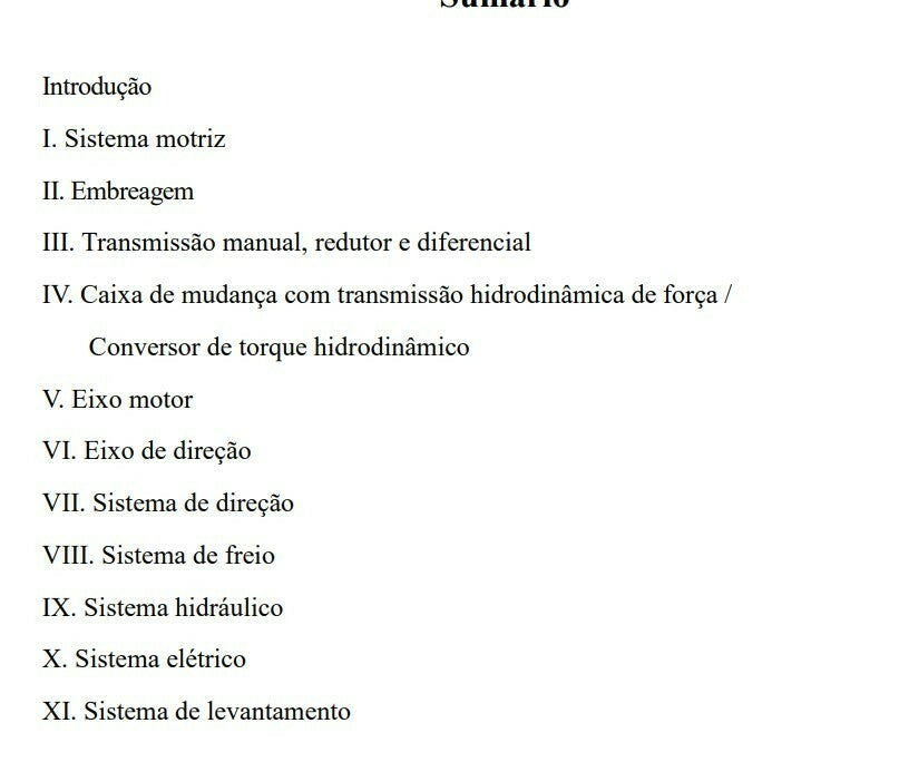 Manual serviço empilhadeiras EMPILHADEIRA HANGCHA SERIE R