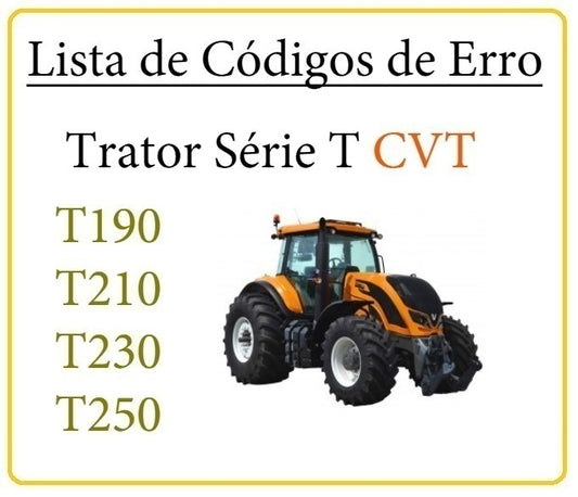 Manual De Códigos De Erro Valtra Série T Cvt