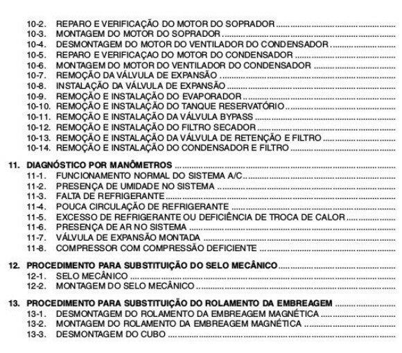 Manual De Serviço Ar Condicionado Denso Ônibus Ld8i, 6c500c