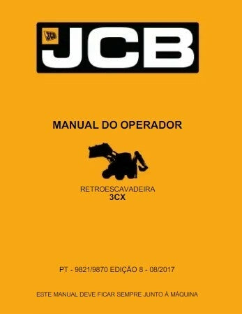 Manual de Operação - Retroescavadeira JCB 3cx