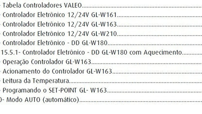 Manual Valeo 036 00112 000