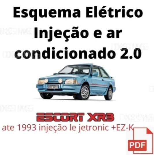 Esquema Injeção E Ac Testes Escort Xr3 Le Jetronic +ez-k