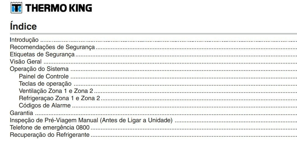 Manual de operação ar condicionado onibus thermo king