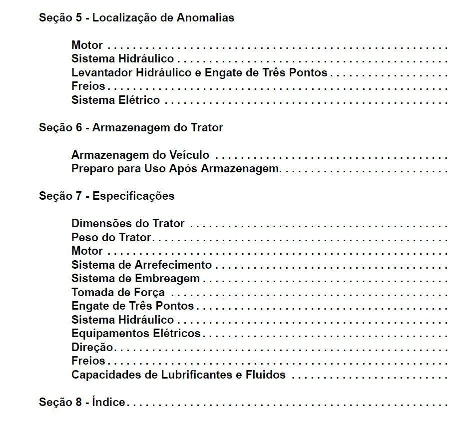 Manual de operação manutenção new holland TT55 TT75