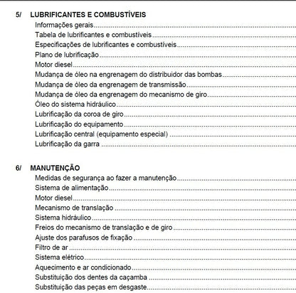 Manual de Operacao e Manutencao R944B Liebherr