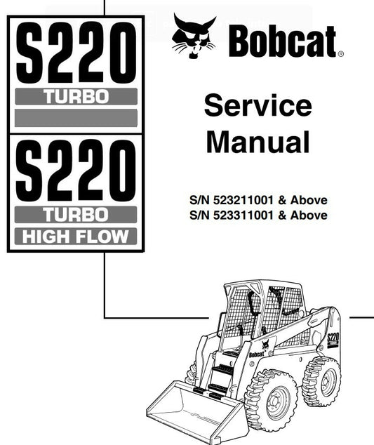 Manual de serviço bobcat S220 ingles