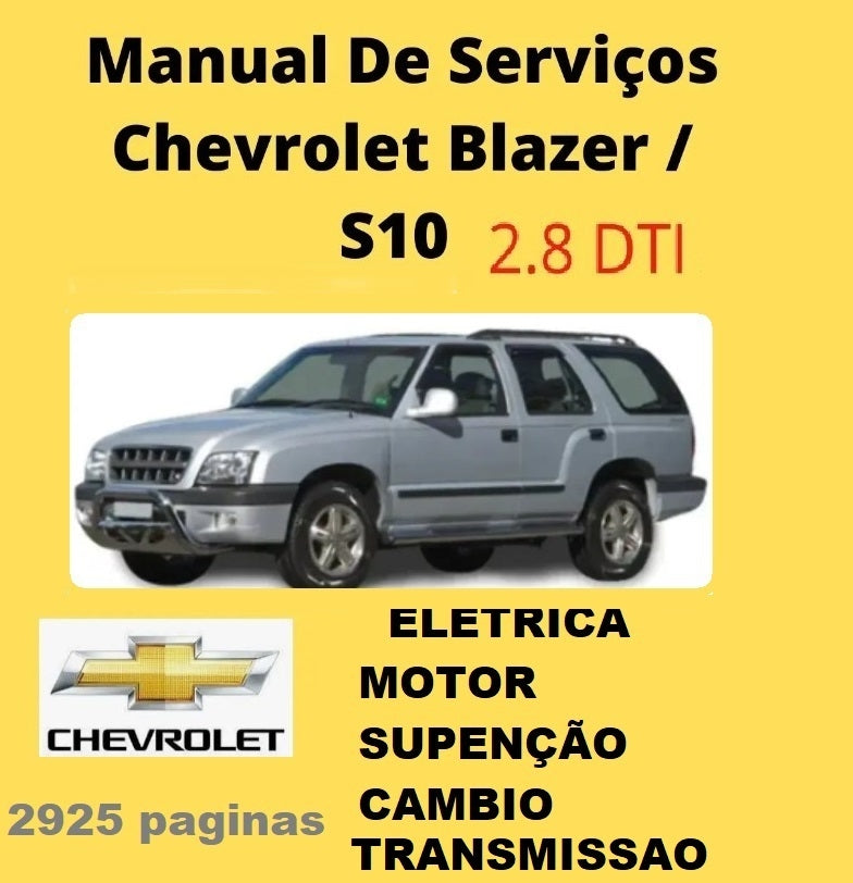 Manual Eletrônico Reparação Serviço S10 - Blazer - Gm