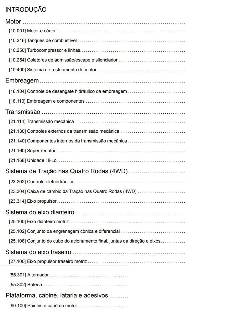 Manual De Serviço Trator New Roland 7630 / 8030 Tier 3