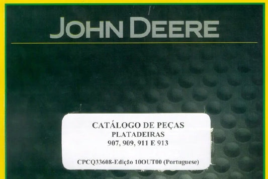 Catálogo de Peças John Deere Plantadeiras 907, 909, 911, 913, 914 e 916