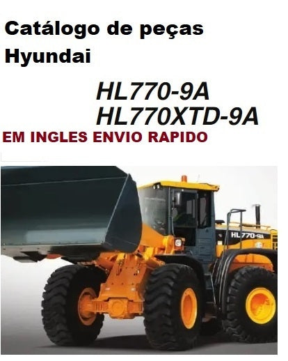 Catálogo de peças Hyundai HL770 EM INGLES