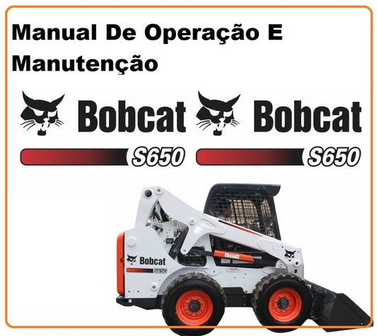 Manual De Operação E Manutenção Carregadeira Bobcat S650