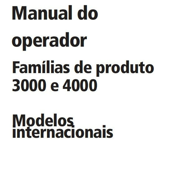 Manual do operador Transmissao allison 3000 4000