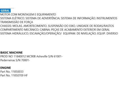 Catalogo Peças Carregadeira Mc60b Mc70b Mc80b Mc90b VOLVO