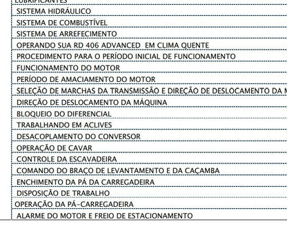 Manual De Operação Randon RD 406 Advanced