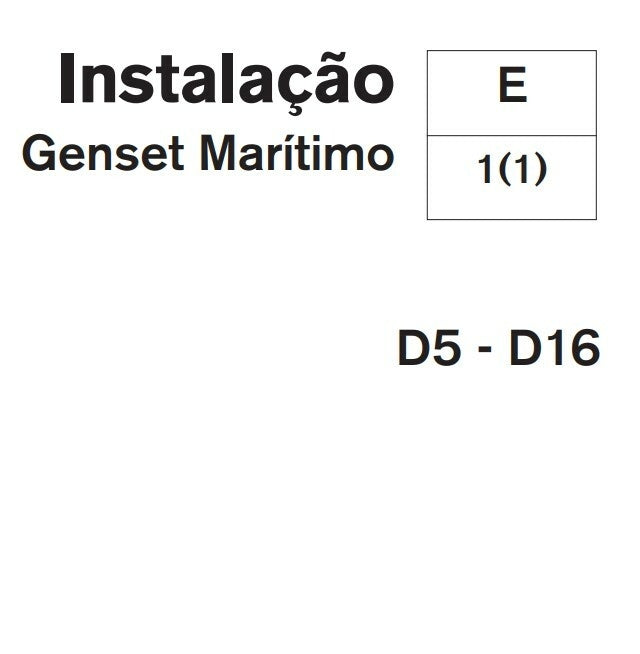 Manual de Instalação Genset D5-D16 Volvo Penta