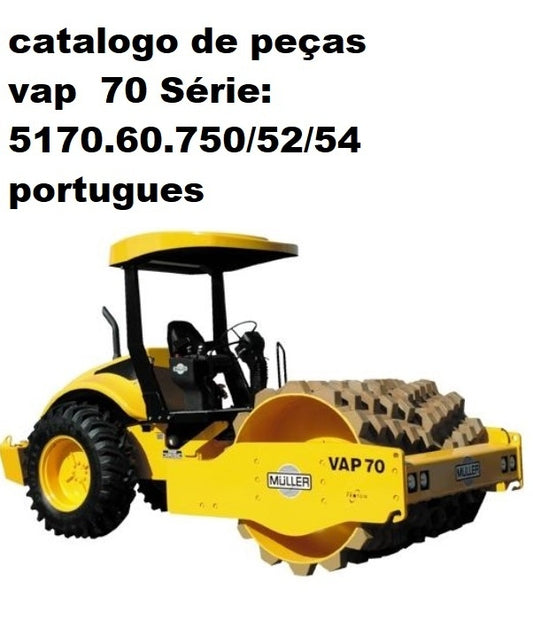 catalogo de peças vap 70 muller