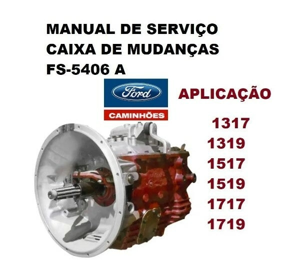 Manual De Reparo caixa de Câmbio Cambio Fs 5406 A eaton