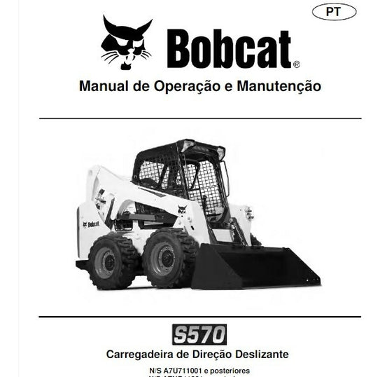 Manual De Operação E Manutenção Carregadeira Bobcat S570