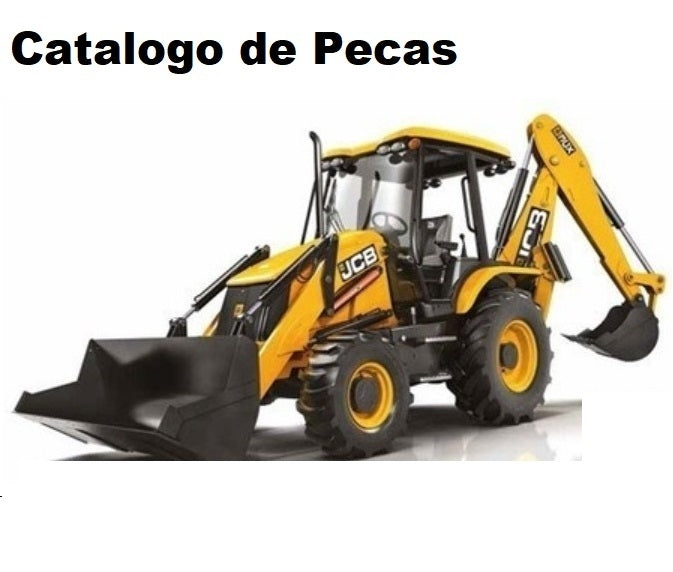 Catalogo de Pecas Retroescavadeira JCB 3c Plus 3CX 4CX 214 215 217 em inglês