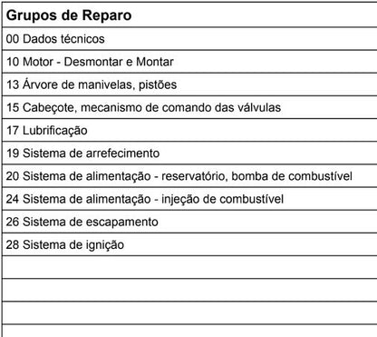 Esquema Elétrico Kombi 1.4 Flex COM INJEÇÃO IAW4GV E 4BV + MANUAL DE MOTOR