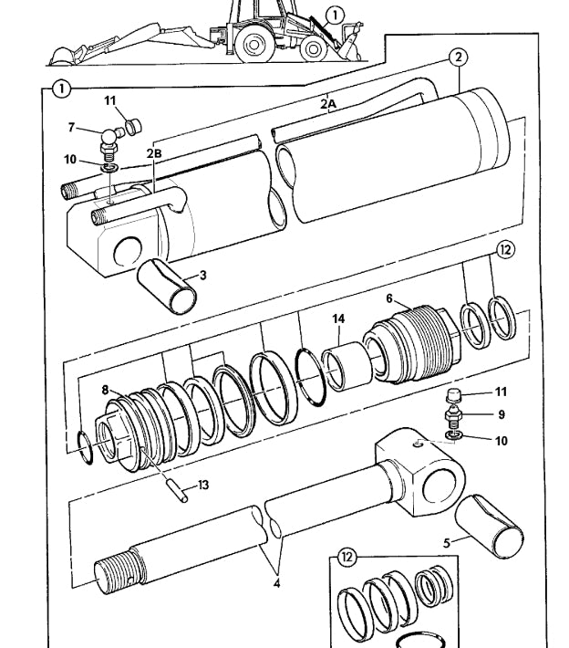 Catalogo de Pecas Retroescavadeira JCB 3c Plus 3CX 4CX 214 215 217 em inglês