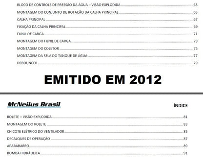 CATÁLOGO DE PEÇAS BETONEIRAS HIDRÁULICAS