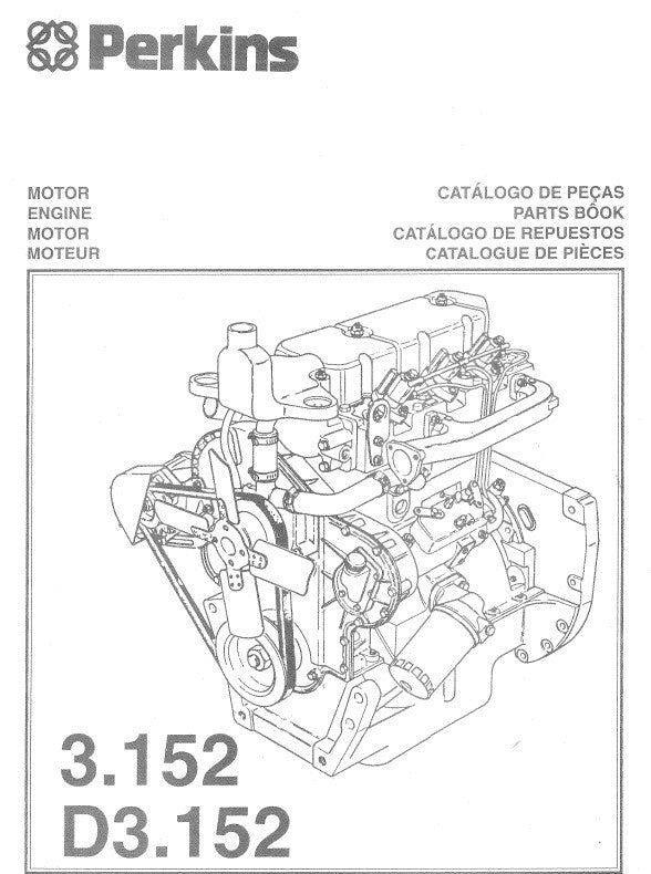 Catalogo Peças Motor Perkins 3.152 - D3.152