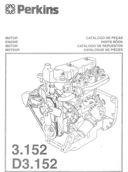 Catalogo Peças Motor Perkins 3.152 - D3.152