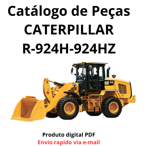 Catálogo de peças CATERPILLAR R-924H R / 924H 924HZ