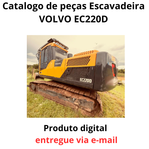 Catalogo de peças Escavadeira VOLVO EC220D - EC-220D