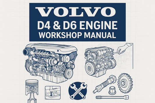 Volvo  D4 e D6 Workshop manual engine